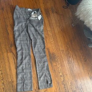 Abercrombie & Fitch Houndstooth High-Rise Pants